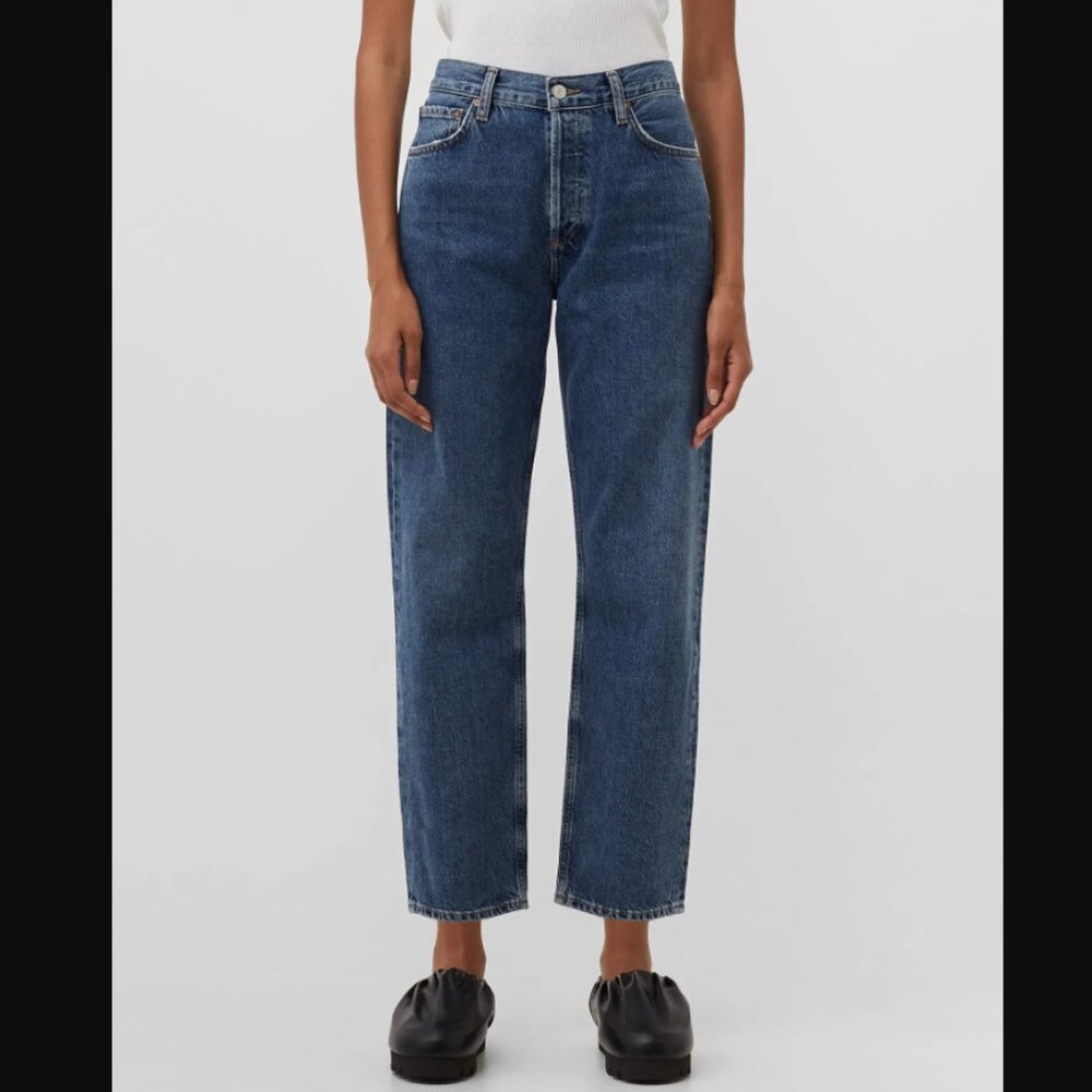 Agolde Wyman Low Rise Vintage Straight Jeans in Vision Size 26